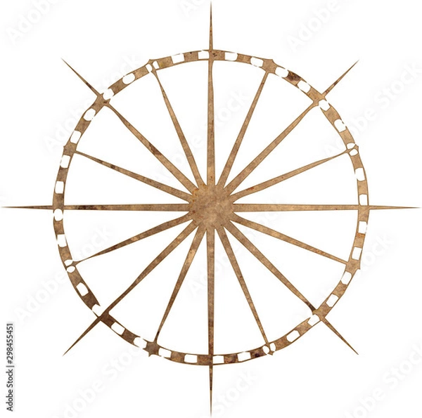 Fototapeta Compass Rose