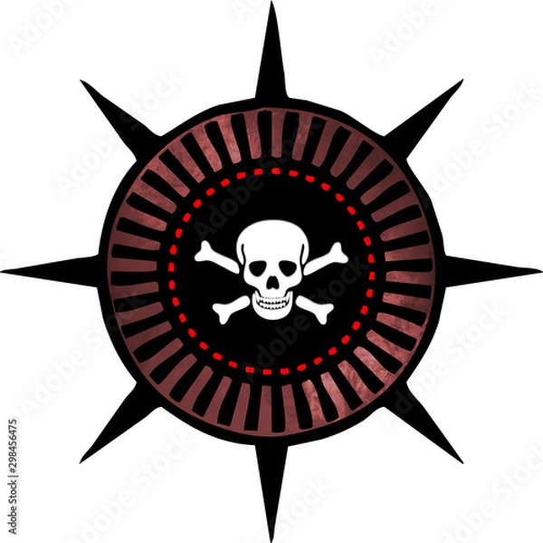 Fototapeta Compass Rose