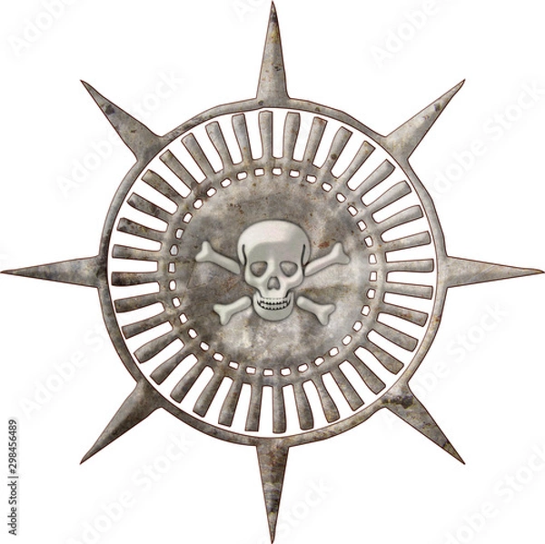 Fototapeta Compass Rose