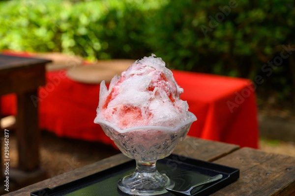Fototapeta お茶屋さんとかき氷