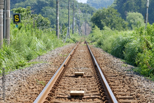 Fototapeta 線路（横）