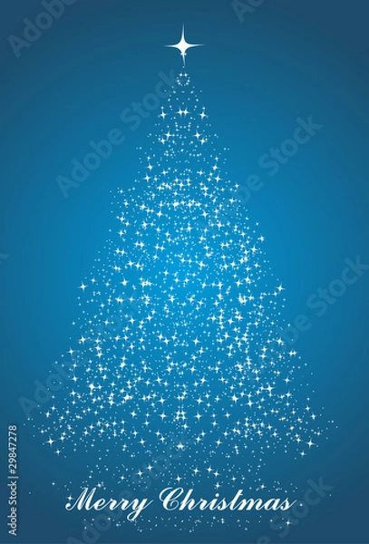 Obraz Abstract christmas tree