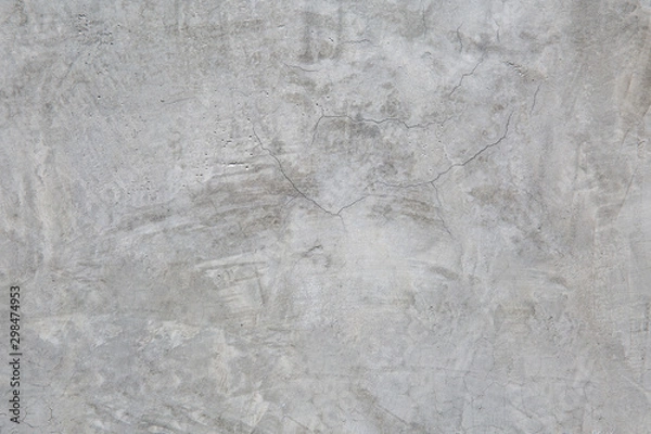 Fototapeta Blank raw old cement wall in loft style for textured and Background.