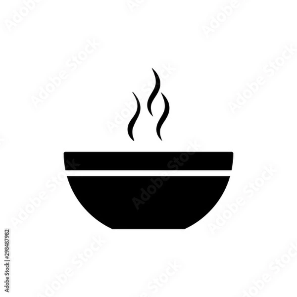 Obraz Bowl icon trendy