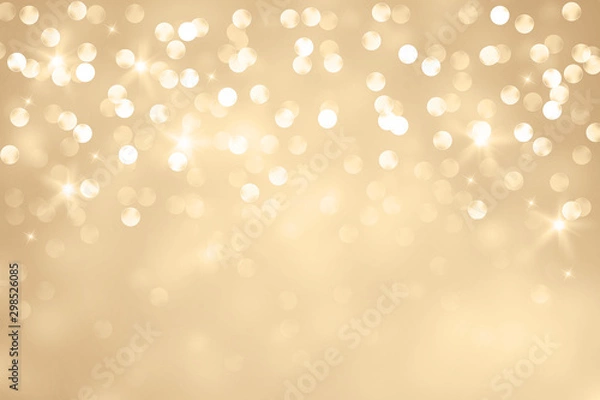 Obraz Elegant gold bokeh background	