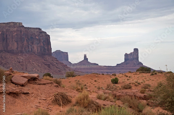 Obraz Monument valley red rocks film landscape