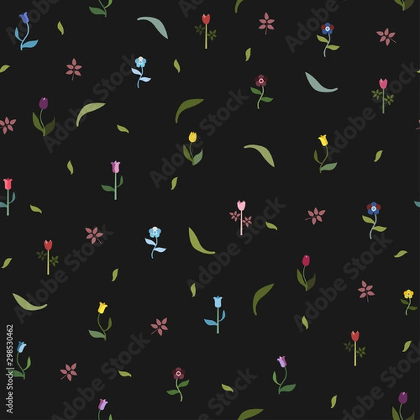 Obraz Seamless Floral Pattern. Contemporary Design.