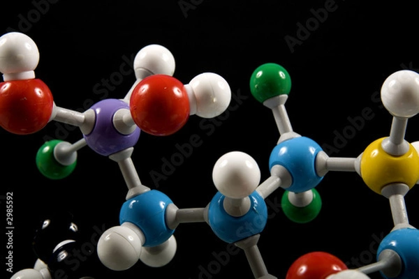 Obraz molecular model