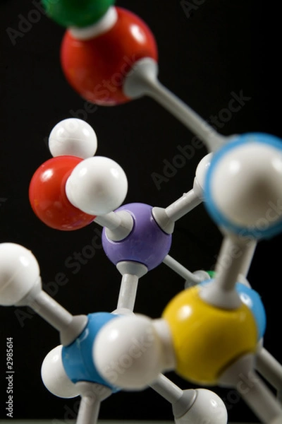 Obraz Molecular model