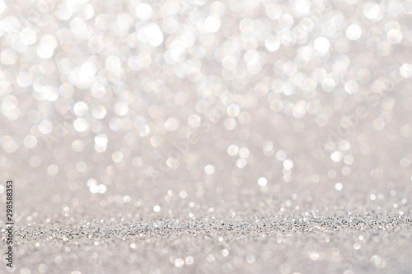 Fototapeta silver glitter abstract background	