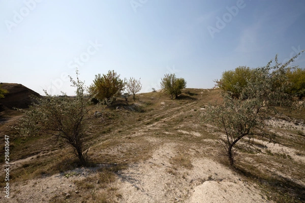 Fototapeta Old abandoned quarry.