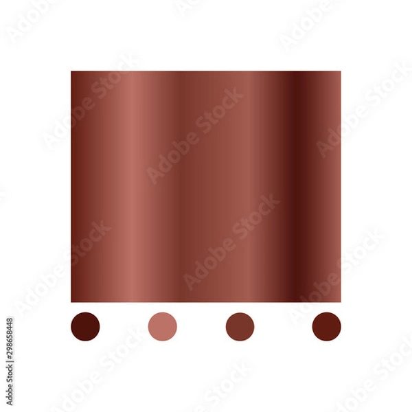 Fototapeta Bronze Copper Metal foil abstract background with modern vector gradient style, Vector Illustration eps 10