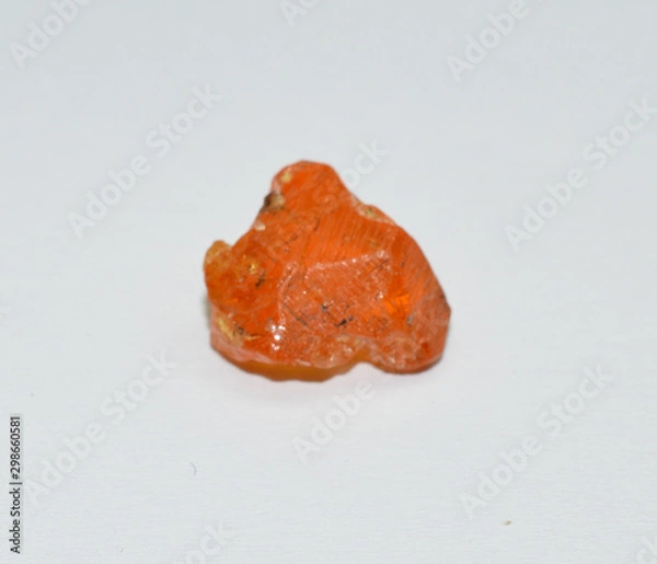 Obraz Spessartine Garnet natural raw gemstone