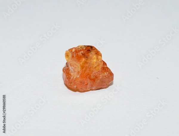 Obraz Spessartine Garnet natural raw gemstone