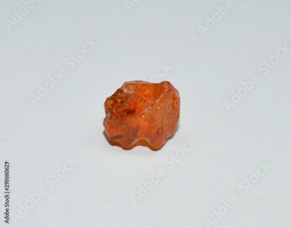 Obraz Spessartine Garnet natural raw gemstone