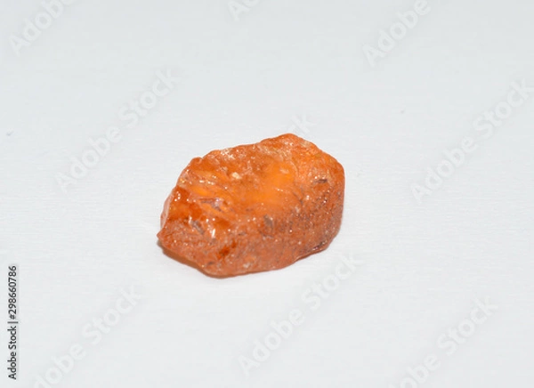 Obraz Spessartine Garnet natural raw gemstone