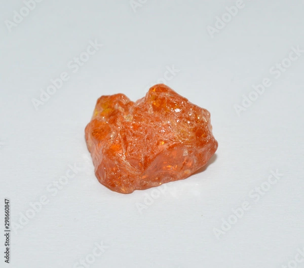Obraz Spessartine Garnet natural raw gemstone