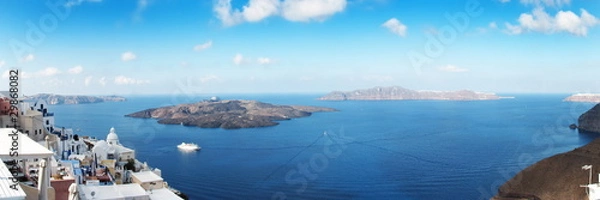 Obraz santorini panoramic view