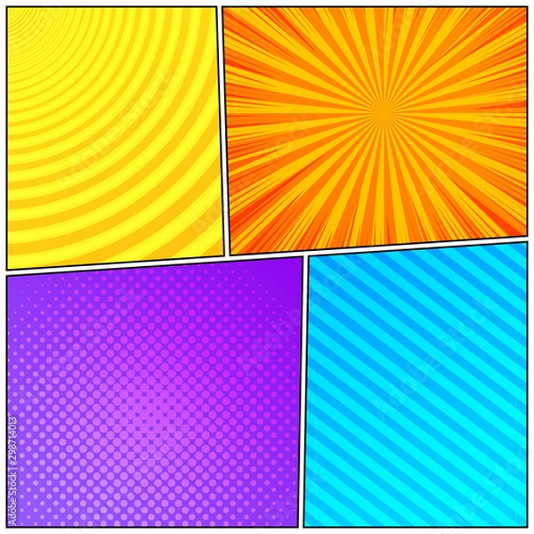 Obraz Comic light concept