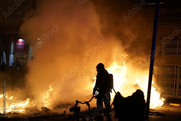 Fototapeta Catalan protest