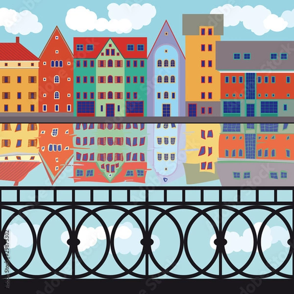 Obraz River Embankment