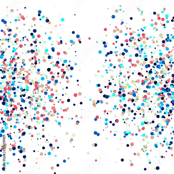 Fototapeta Colorful Universe Distribution Computational Generative Art background illustration