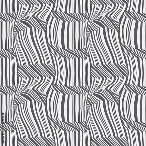 Obraz Seamless geometric vector template.