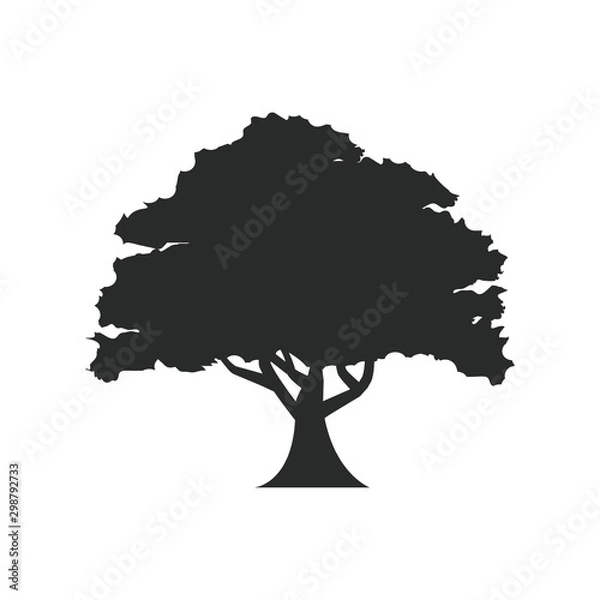 Obraz tree logo, icon vector design template