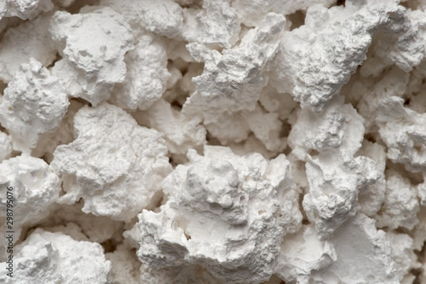 Fototapeta Chunky Calcium Chloride - white dehumidifying material.