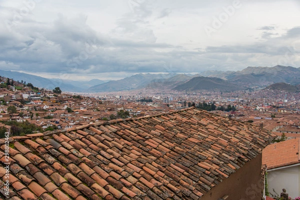 Obraz Panoramic view of Cusco (Peru)