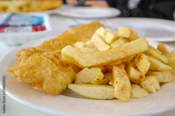Fototapeta フィッシュアンドチップス