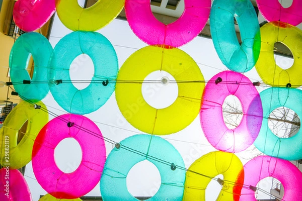 Fototapeta 空と浮き輪