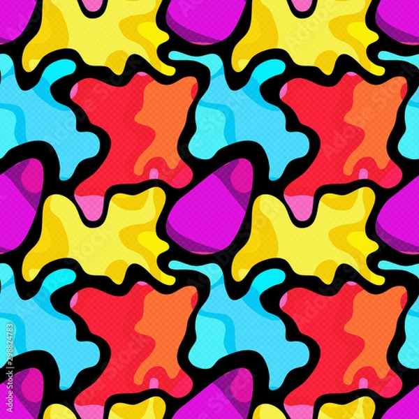 Fototapeta Graffiti Background seamless pattern