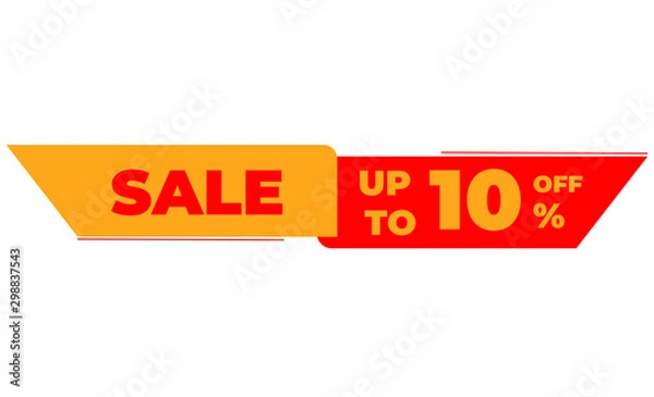 Fototapeta sale promotion advertising material Vector. Useful for ad, social media, brochure, email, flyer, leaflet, poster, web ad, ect.