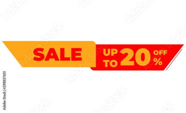 Fototapeta sale promotion advertising material Vector. Useful for ad, social media, brochure, email, flyer, leaflet, poster, web ad, ect.