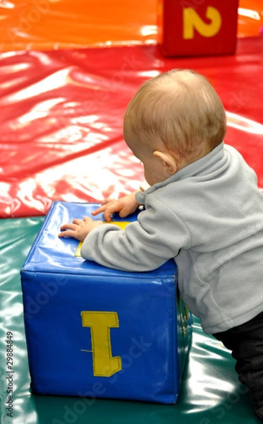 Obraz cubes apprentissage bébé couleurs formes