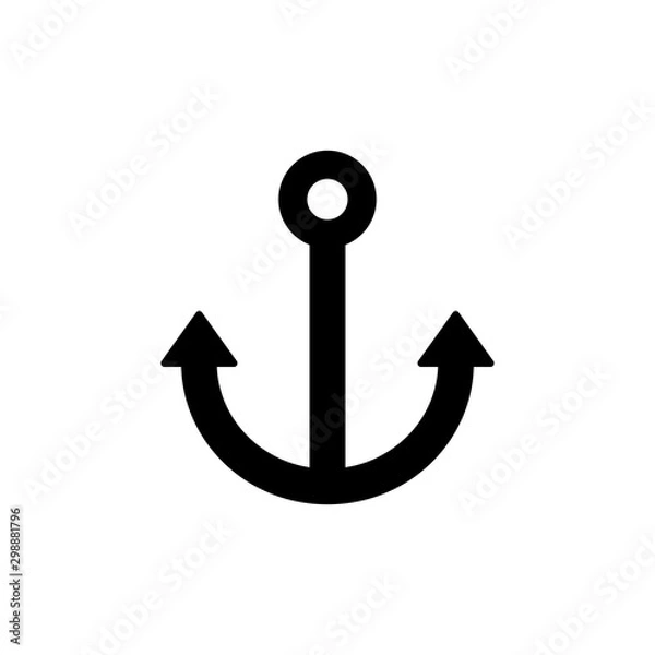Obraz Anchor boat icon