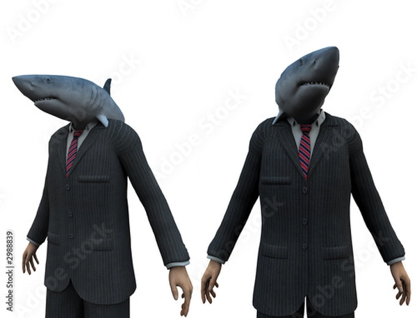 Obraz shark heads 7
