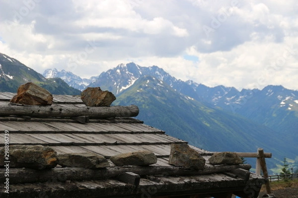 Fototapeta Berghütte