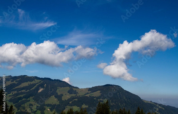 Obraz Wolken über der Zentralschweiz