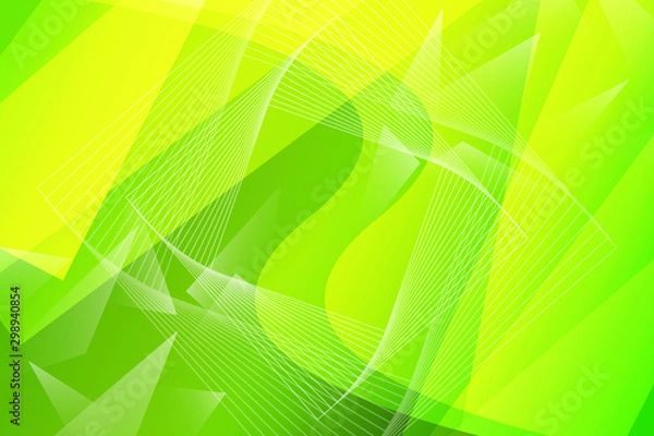 Fototapeta abstract, green, wallpaper, design, light, wave, illustration, graphic, backdrop, pattern, texture, curve, backgrounds, line, white, art, lines, waves, blue, color, digital, yellow, shape, bright