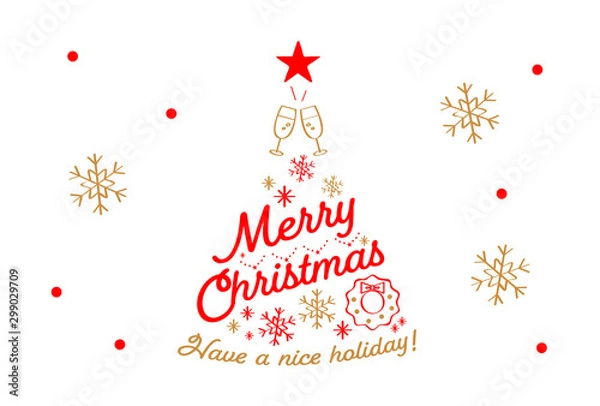 Fototapeta クリスマスカード