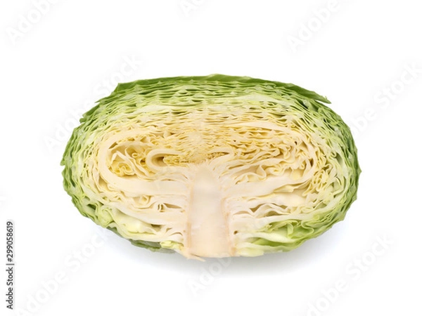 Fototapeta 半分にカットしたキャベツ