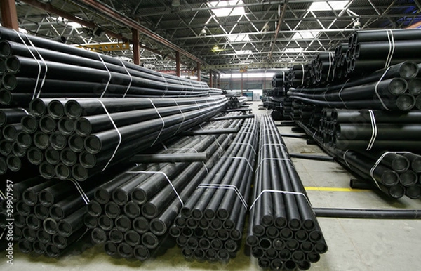 Obraz Manufacture pvc pipes