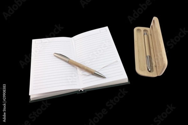 Obraz pencil box and notepad