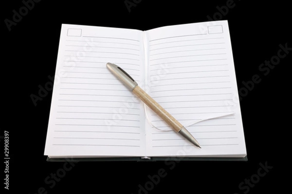 Obraz pen and notepad