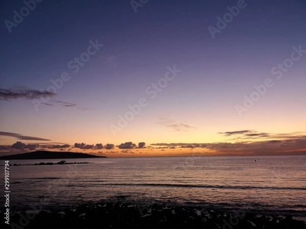 Obraz sunset on beach