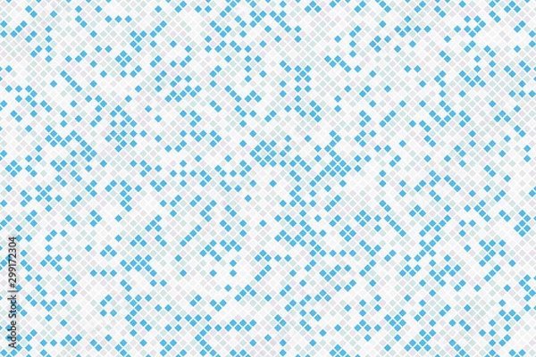 Fototapeta Abstract geometrical colorful illustration with small colored particles.