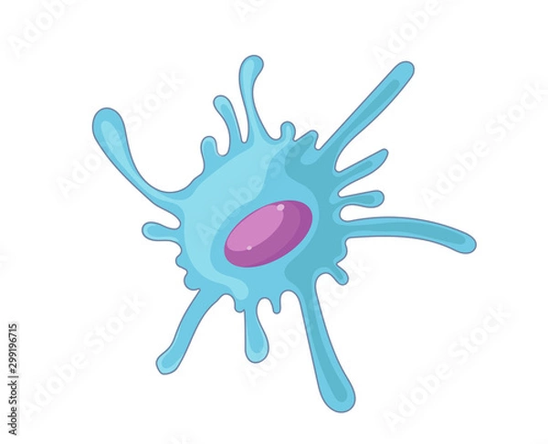 Obraz Dendritic cell vector illustration