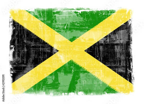 Obraz flag of jamaica